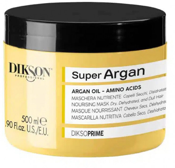 Dikson Dikso Prime Super Argan Mask - Живильна маска для волосся з аргановим маслом