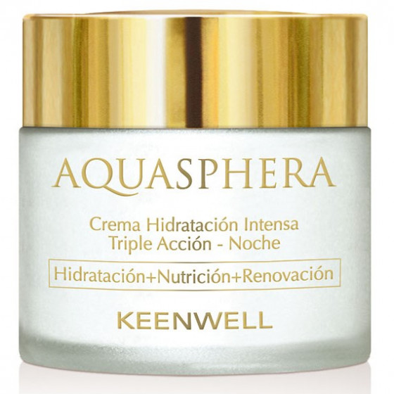 Keenwell Triple Action Intensive Moisturizing Night Cream - Нічний інтенсивно зволожуючий крем потрійної дії