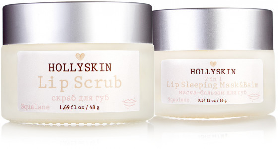 Hollyskin Lip Sleeping Mask & Balm - Відновлююча нічна маска-бальзам для губ - 2