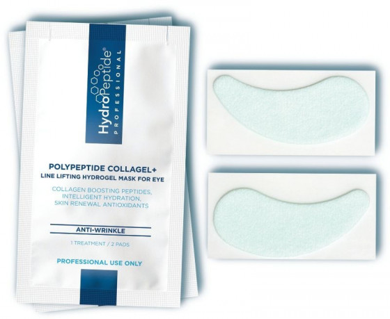 HydroPeptide PolyPeptide Collagel Mask For Eyes - Гідрогелева маска проти зморшок для зони навколо очей - 1