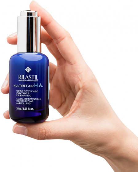 Rilastil Multirepair Facial Detox Serum - Антиоксидантна відновлююча сироватка для обличчя з ефектом ліфтингу - 2