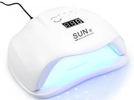 SUNUV LED+UV SUN X 54W White - УФ-лампа для манікюру