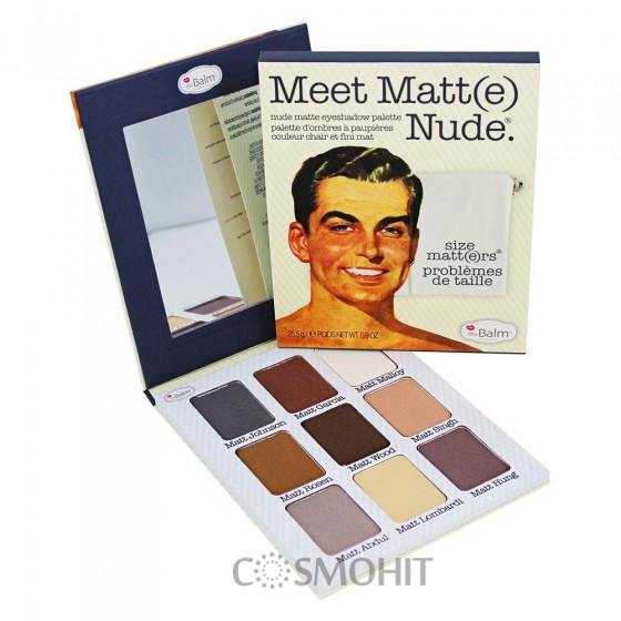 TheBalm Palettes Meet Matte Nude Eyeshadow Palette - Палетка тіней