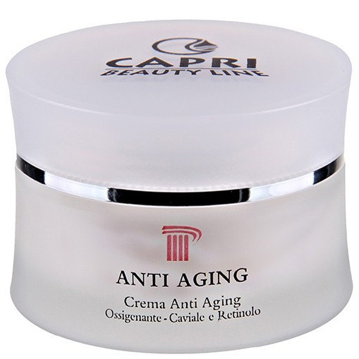 Capri Beauty Line Anti Aging Caviar and Retinol Oxygenating Cream - Поживний крем з ікрою і ретинолом