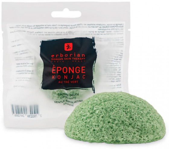 Erborian Green Tea Konjac Sponge - Спонж конняку з зеленим чаєм