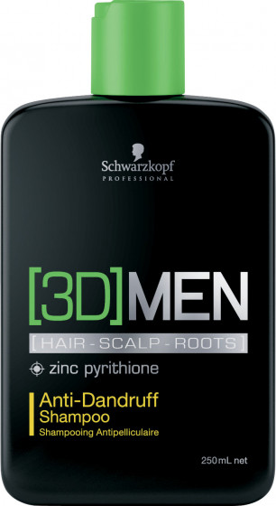 Schwarzkopf Professional 3D Men Anti-Dandruff Shampoo - Шампунь проти лупи