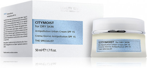 Beauty Spa Citymoist Cream SPF15 - Гіалуроновий захисний крем для сухої та зневодненої шкіри обличчя