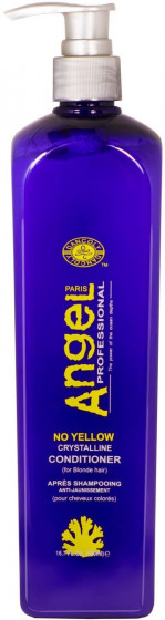 Angel Professional No Yellow Crystalline Conditioner - Кондиціонер для нейтралізації жовтого пігменту