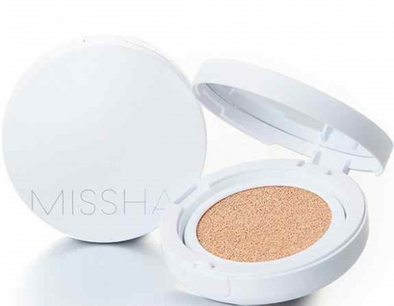 Missha Cushion Moist Up SPF50+/PA+++ - Зволожуючий тональний кушон для обличчя - 2