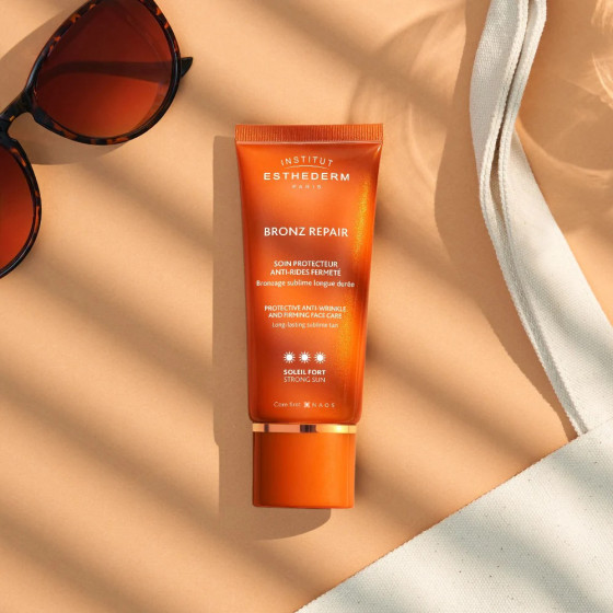 Institut Esthederm Bronz Repair Sunkissed Cream Strong Sun - Тонуючий крем для обличчя - 2