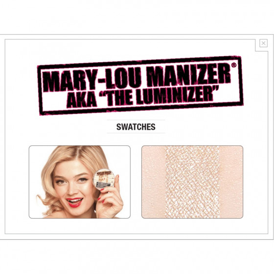 TheBalm Manizers Mary-Lou Manizer - Хайлайтер - 2