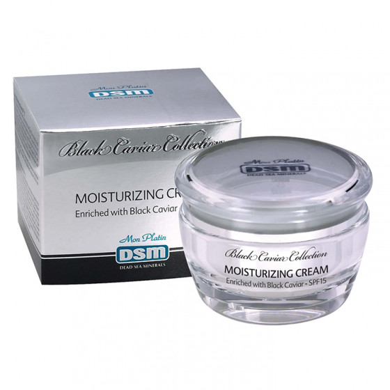 Mon Platin DSM Black Caviar Moisturizing Cream SPF 15 - Зволожуючий крем з фотозахисним чинником SPF 15