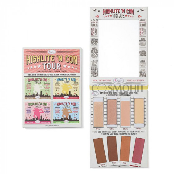 The Balm Palettes Highlite 'N Con Tour - Палітра хайлайтерів