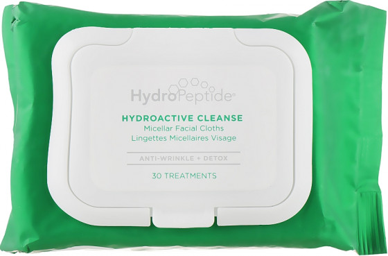 HydroPeptide HydroActive Cleanse Packet - Міцелярні серветки для обличчя