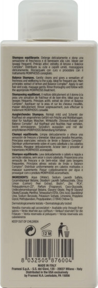 Framesi Morphosis Balance Shampoo - Шампунь для жирної шкіри голови - 1