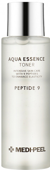 Medi Peel Peptide 9 Aqua Essence Toner - Зволожуючий тонер-есенція для обличчя з комплексом пептидів