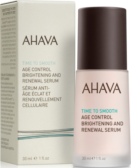 Ahava Time to Smooth Age Control Brightening and Renewal Serum - Нічна відновлююча сироватка що вирівнює тон шкіри