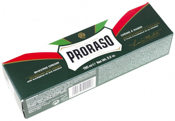 Proraso Green Line Refreshing Shaving Cream - Освіжаючий і тонізуючий крем для гоління - 1