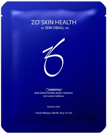 Zein Obagi ZO Skin Health Ossential Skin Brightening Sheet Masque - Освітлююча маска для обличчя