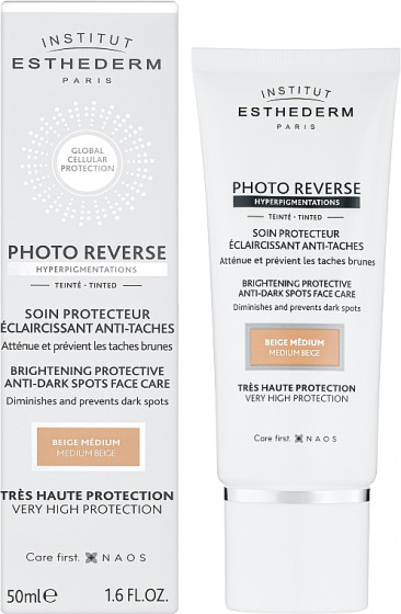 Institut Esthederm Photo Reverse Tinted Cream - Флюїд з тоном для пігментованої шкіри обличчя - 1