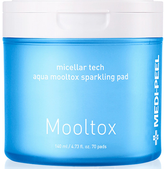 Medi-Peel Aqua Mooltox Sparkling Pad - Пілінг-диски для зволоження та очищення шкіри обличчя - 1