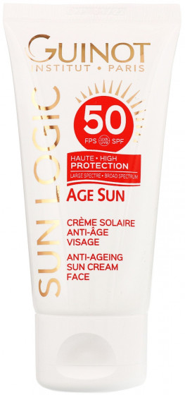 Guinot Age Sun Anti-Ageing Sun Cream Face SPF50 - Антивіковий крем від сонця для обличчя