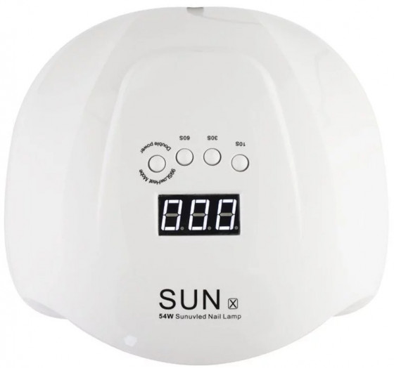 SUNUV LED+UV SUN X 54W White - УФ-лампа для манікюру - 3