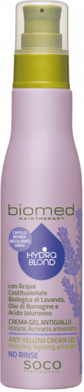 Biomed Hydra Blond Anti Yellow Cream Gel - Крем-гель проти пожовтіння волосся