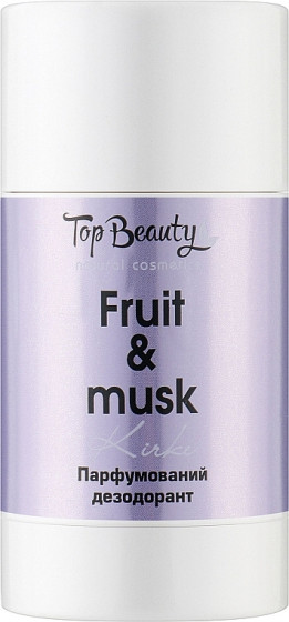 Top Beauty Fruit & musk - Дезодорант сухий парфумований з пробіотиком 