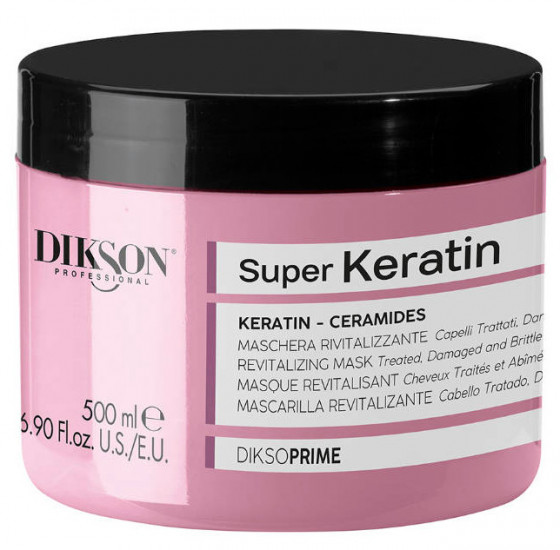 Dikson Dikso Prime Super Keratin Revitalizing Mask - Ревіталізуюча маска для волосся з кератином