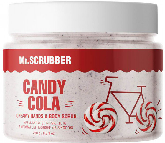 Mr.Scrubber Candy Cola Creamy Hands & Body Scrub - Крем-скраб для рук і тіла з ароматом льодяників з колою