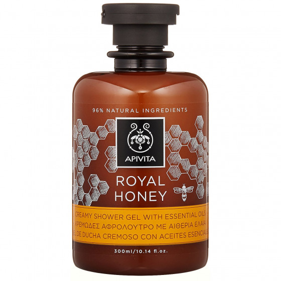 Apivita royal honey creamy shower gel with essential oils - Крем-гель для душу з ефірними маслами "Королівський мед"