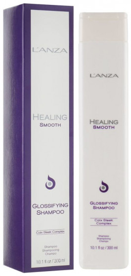 L'anza Healing Smooth Glossifying Shampoo - Розгладжуючий шампунь для блиску волосся - 1