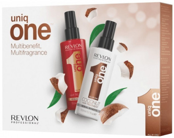 Revlon Professional Uniq One Duo Pack Ht Classic/Ht Coco - Набір для волосся "Кокос"