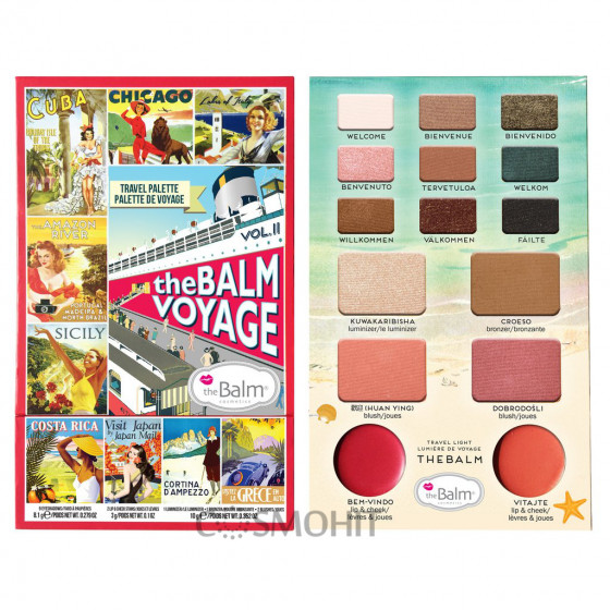 TheBalm Palettes Balm Voyage Vol. 2 Face Palette - Палітра для макіяжу - 1