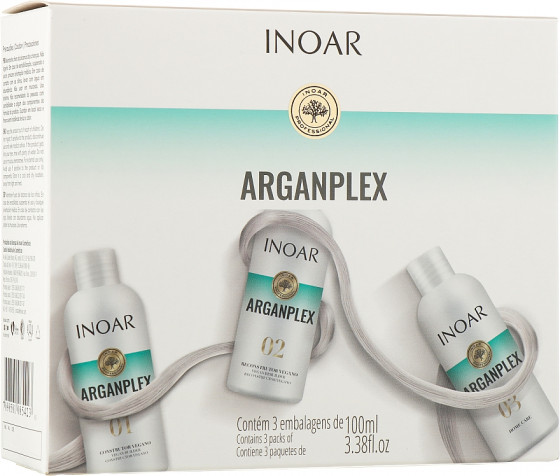 Inoar Arganplex Kit - Набір для відновлення волосся "Арганплекс"