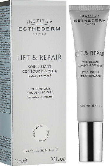 Institut Esthederm Lift & Repair Eye Contour Smoothing Care - Розгладжуючий крем для шкіри навколо очей