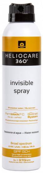 Cantabria Heliocare 360º Invisible Spray SPF50+ - Сонцезахисний спрей-невидимка