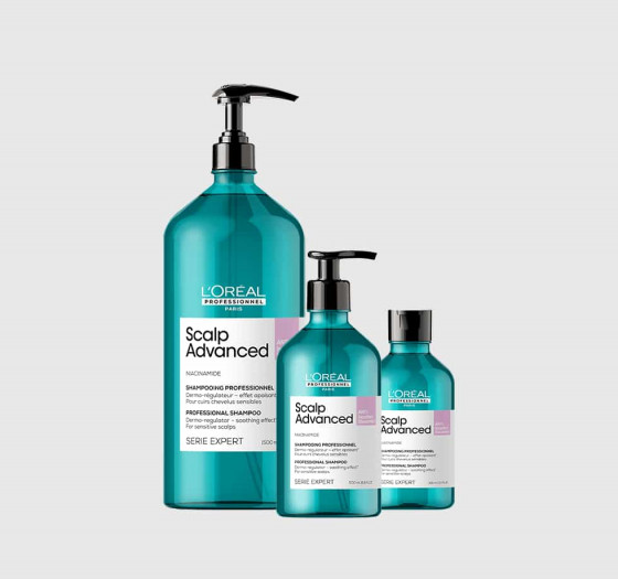 L'Oreal Professionnel Scalp Advanced Niacinamide Dermo-Regulator Shampoo - Професійний шампунь для чутливої ​​шкіри голови - 2