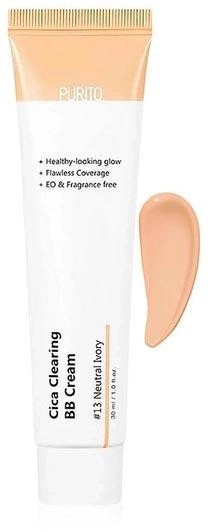 Purito Cica Clearing BB Cream SPF 38 PA+++ - BB крем для чутливої ​​шкіри з екстрактом центели