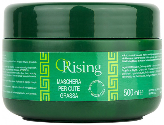 Orising Grassa Mask - Фіто-есенціальна маска для жирного волосся і шкіри голови