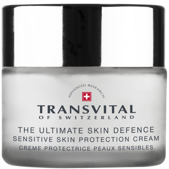 Transvital Sensitive Skin Protection Cream - Антивіковий крем для захисту чутливої ​​шкіри SPF15