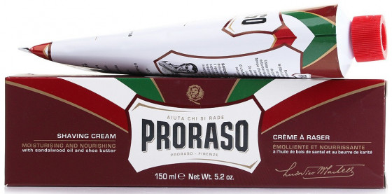 Proraso Red Line Emollient Shaving Cream - Живильний крем для гоління жорсткої щетини - 3