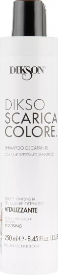 Dikson Scaricacolore Shampoo Decapante - Шампунь для глибокого очищення та послаблення яскравості барвника