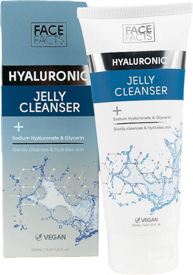 Face Facts Hyaluronic Jelly Cleanser - Желе для очищення шкіри обличчя з гіалуроновою кислотою