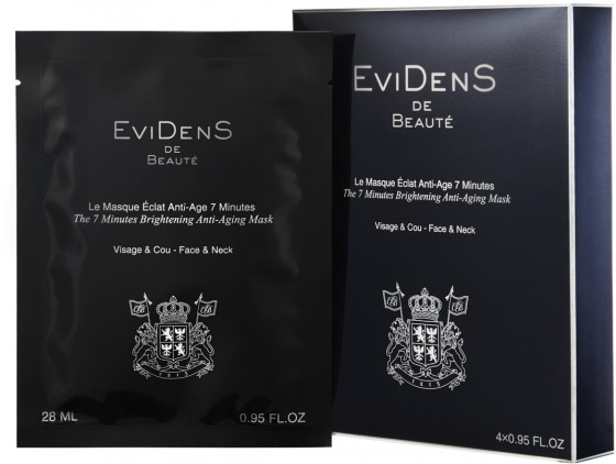 EviDenS de Beaute The 7 Minutes Brightening Anti-Aging Mask - 7-ми хвилинна маска для обличчя та шиї "Сяйво" - 2