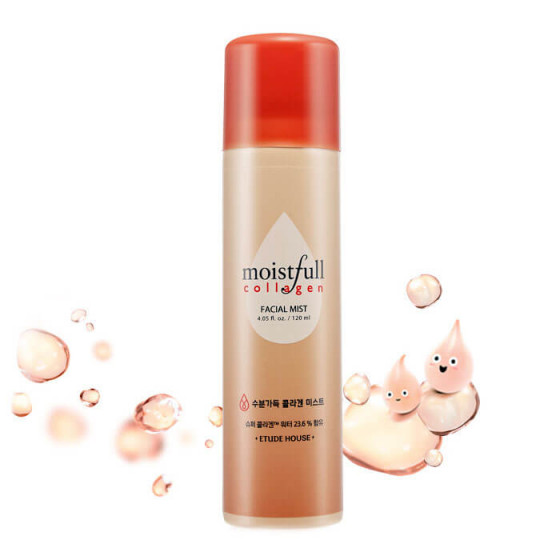Etude House Moistfull Collagen Facial Mist - Спрей для обличчя з колагеном - 1