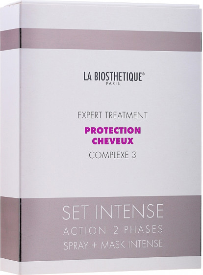 La Biosthetique Protection Cheveux Complexe 3 Set Intense Action 2 Phases - Набір для волосся інтенсивної дії: Спрей + Маска