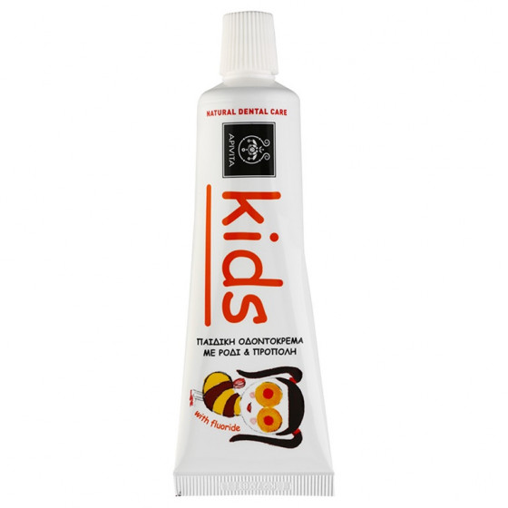 Apivita natural dental care kids toothpaste with pomegranate and propolis - Дитяча зубна паста з гранатом і прополісом - 1