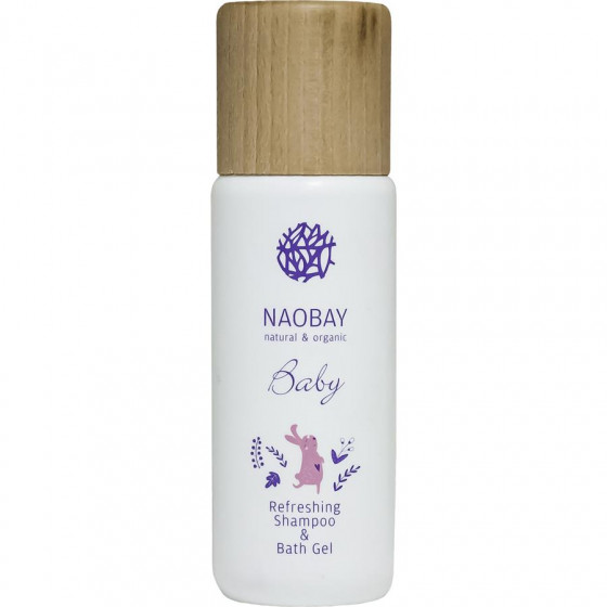 Naobay Refreshing Shampoo & Bath Gel - Дитячий освіжаючий шампунь-гель для ванни